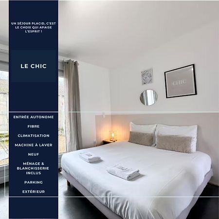 Le Chic - Parking - Exterieur - Fibre - Calme Apartment Mont-de-Marsan Exterior foto